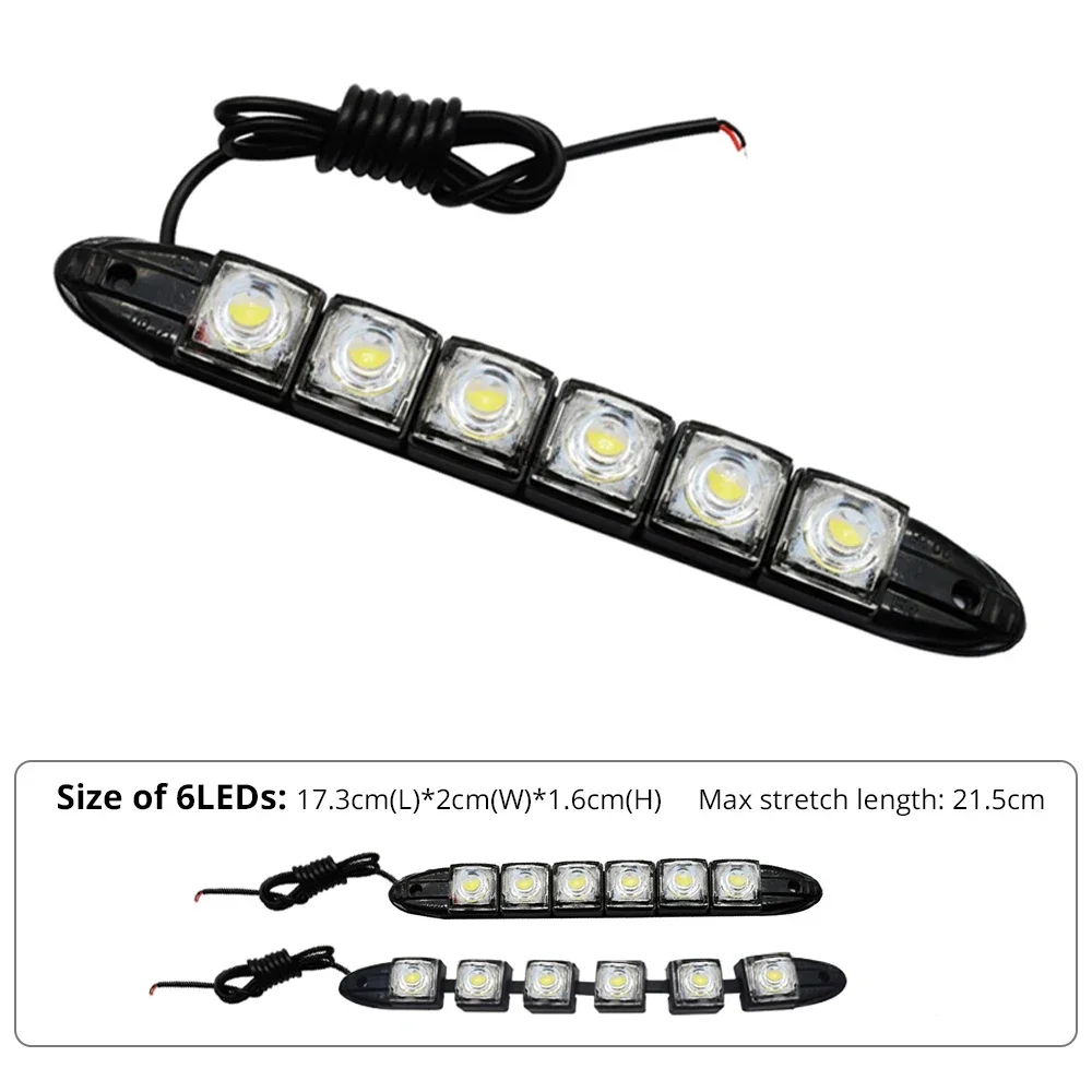 2PCS LED Waterproof DRL Light  - Lighting Decoration Ideas review and price