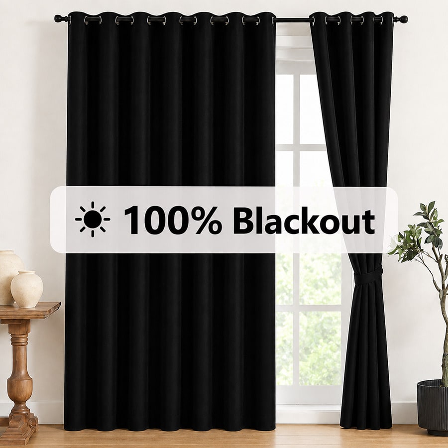 2pcs Blackout Thermal Curtains - Lighting Decoration Ideas review and price