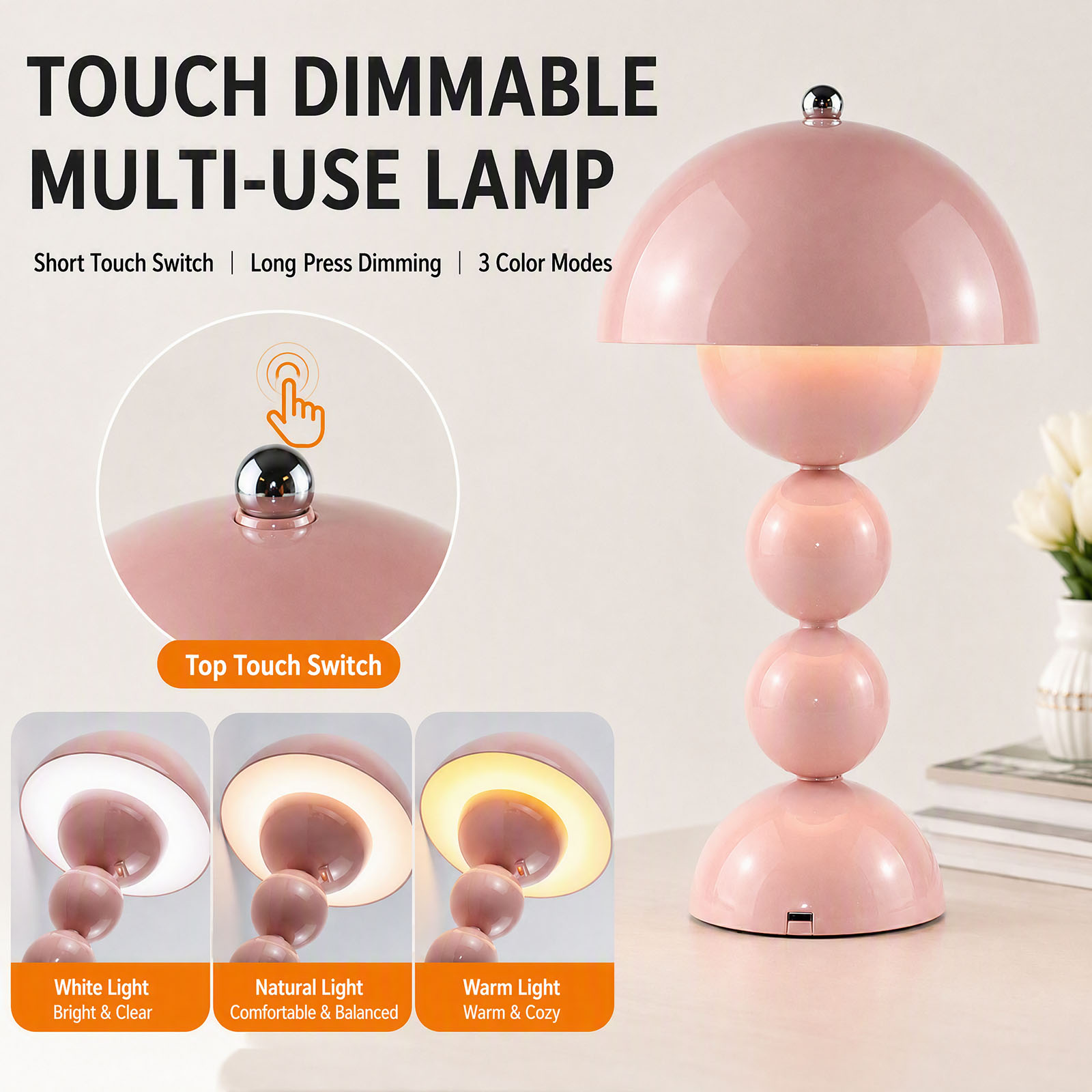USB Mushroom Bud LED Table Lam - Decor Lighting Lamps review and price