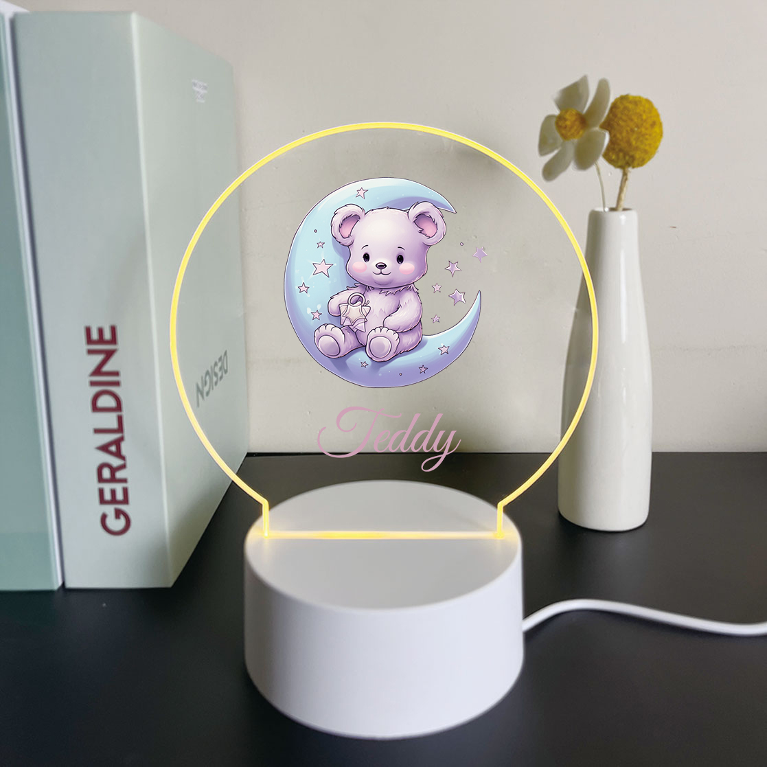 1pc Personalize Custom Moon be - Lighting Visual review and price