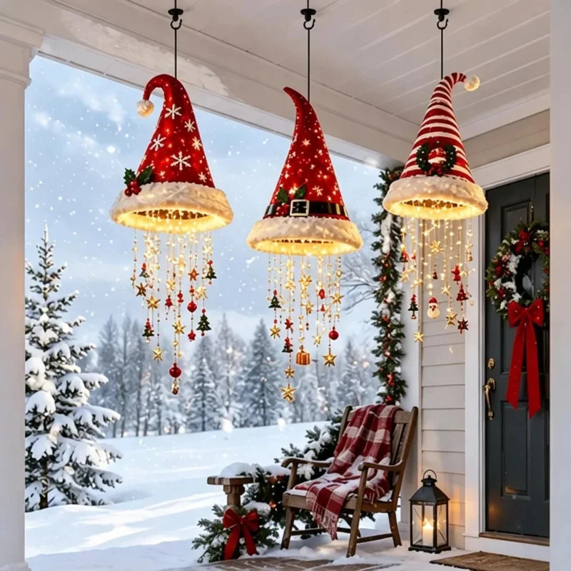Santa Hat LED Pendant Lamp Chr - Lighting Christmas Decor review and price