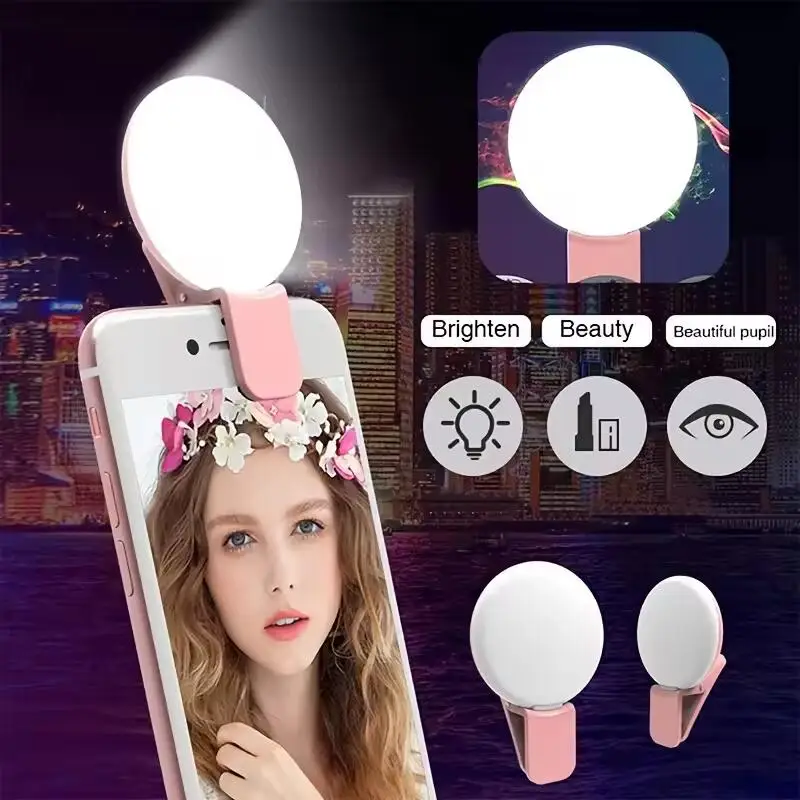 Portable Mini Selfie Ring Ligh - Lighting Visual review and price