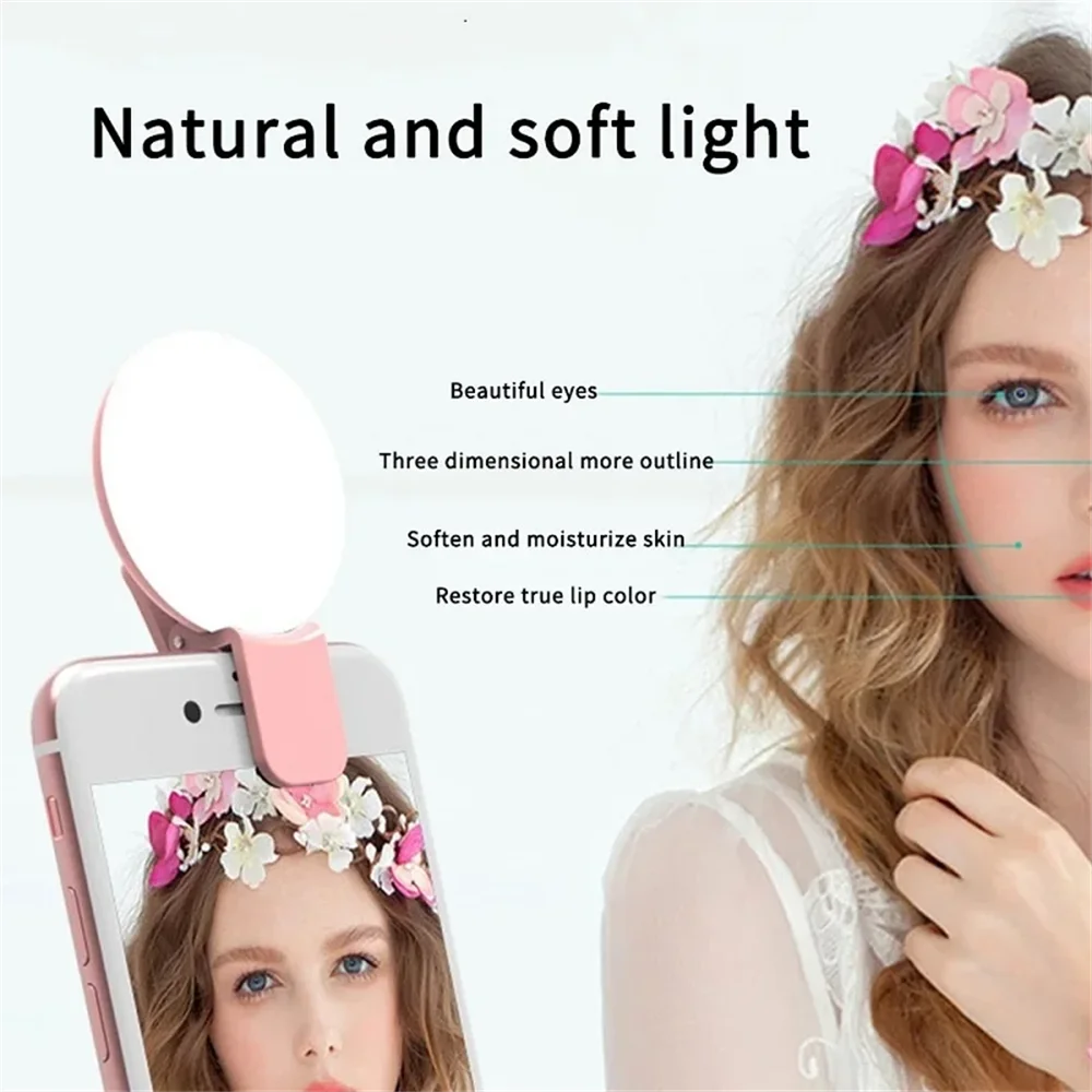 Portable Mini Selfie Ring Ligh - Lighting Visual review and price