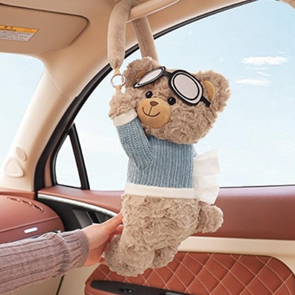 Cute Bear Car Tissue Box Holde - Lighting Mcqueen Bedroom Decor review and price