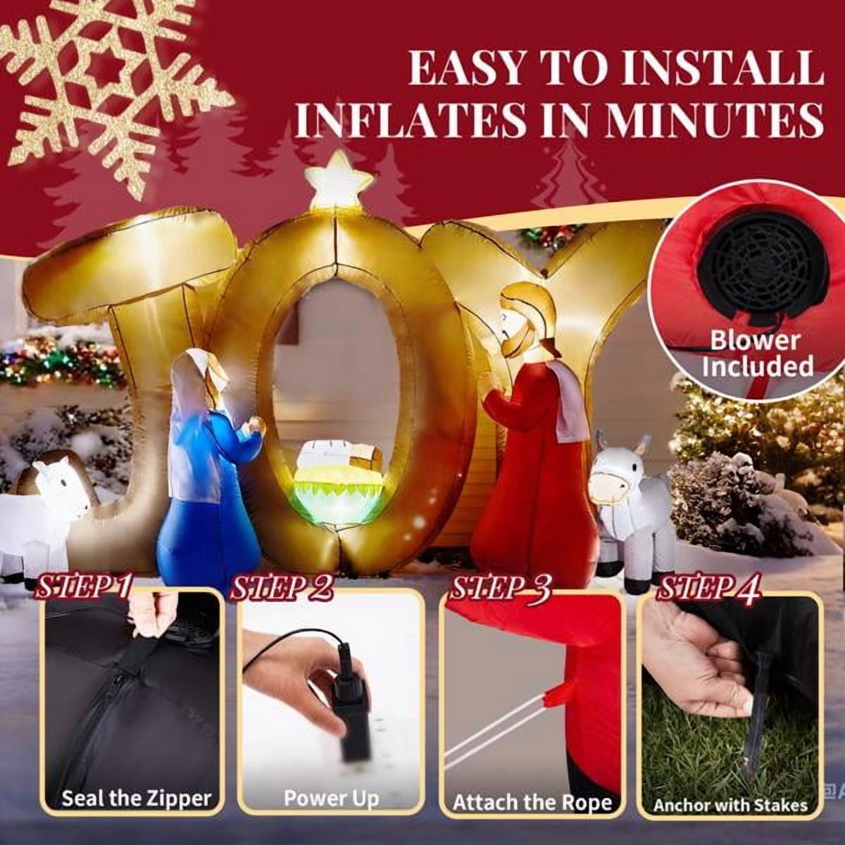 Christmas Inflatable Decoratio - Decor Timeless Lighting review and price