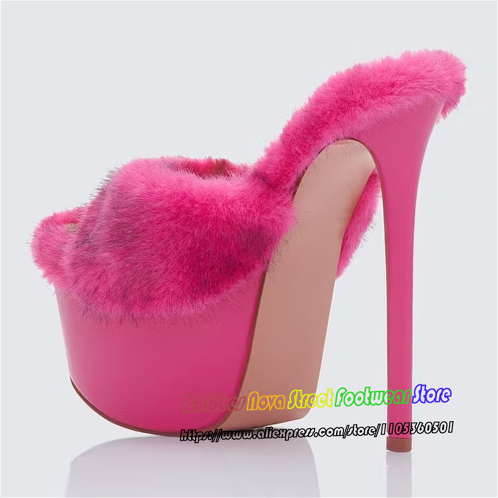 Trendy Hot Pink Open Toe Extre - Up Lighting Decor review and price
