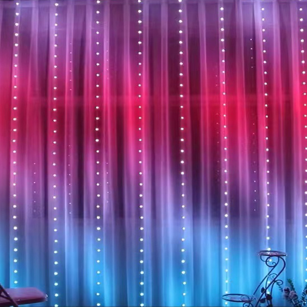 3M RGB Smart LED Curtain Light - Lighting Christmas Decor review and price